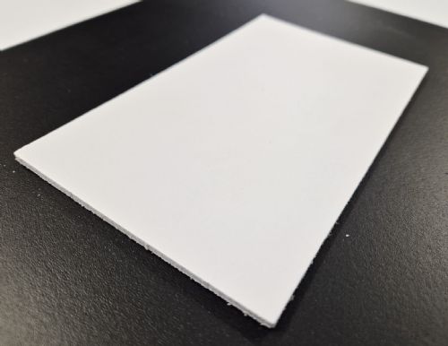 Leather Rectangle - 3 Sizes & Various Colours (141mm x 206mm / White)